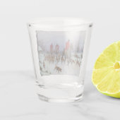 狩猟の帰り道 狩人と猟犬たち ショットグラス (裏面)