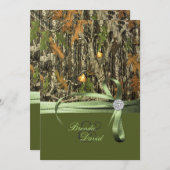 狩猟カモフラージュ ウェディング インビテーション (正面/裏面)