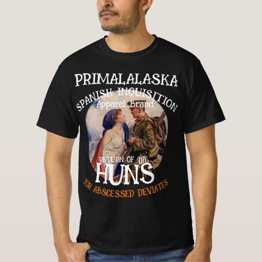 狩猟スペインのの宗教裁判所の帰還 Tシャツ (正面)