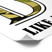 狩猟パパ面白いポスター ポスター (角)