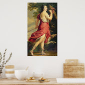 狩猟女神ダイアナとしてのモンテスパン夫人 ポスター (キッチン)