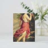 狩猟女神ダイアナとしてのモンテスパン夫人 ポストカード (スタンド正面)