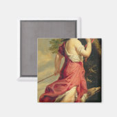 狩猟女神ダイアナとしてのモンテスパン夫人 マグネット (正面/裏面)