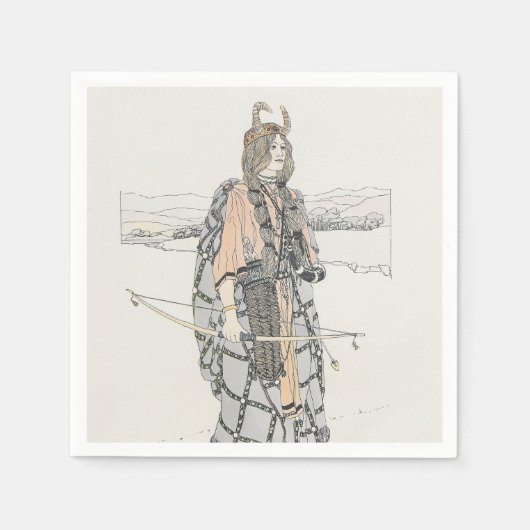 狩猟家(アン・マクベス) スタンダードカクテルナプキン (正面)