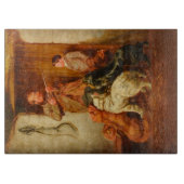 狩猟少年Arthur Tait 1876 素朴 カッティングボード (正面)