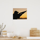 狩猟銃 ポスター (キッチン)