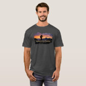狩猟 アントラーズと日の出を追って Tシャツ (正面フル)
