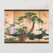 狩野えいの鳥と花春と夏 ポストカード (正面)