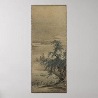 狩野正信 – 富の鑑賞 ポスター