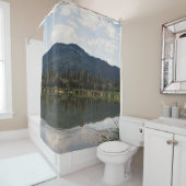 独りで泳ぐ…... シャワーカーテン (インサイチュ)