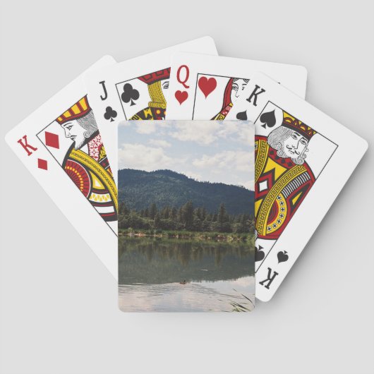 独りで泳ぐ…... トランプ (裏面)