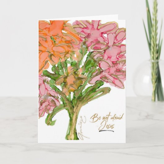 独りぼっちの挨拶状を恐れない カード (正面)