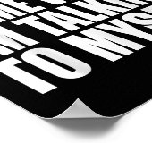 独り言を言っているときは話しかけるな ポスター (角)