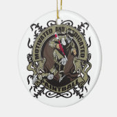 独創力のあるペイントボール セラミックオーナメント (左)