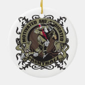 独創力のあるペイントボール セラミックオーナメント (裏面)