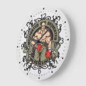 独創力のあるボクシング ラージ壁時計 (傾斜)