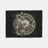 独創力のあるラクロス フリースブランケット (正面(横))