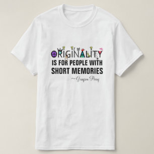 "独創性"のイギリスの芸術家の引用文 Tシャツ