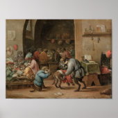 独創的なアート・スクールの人間としてのサルの演技 ポスター (正面)