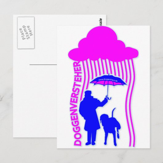 独創的な ポストカード (正面/裏面)