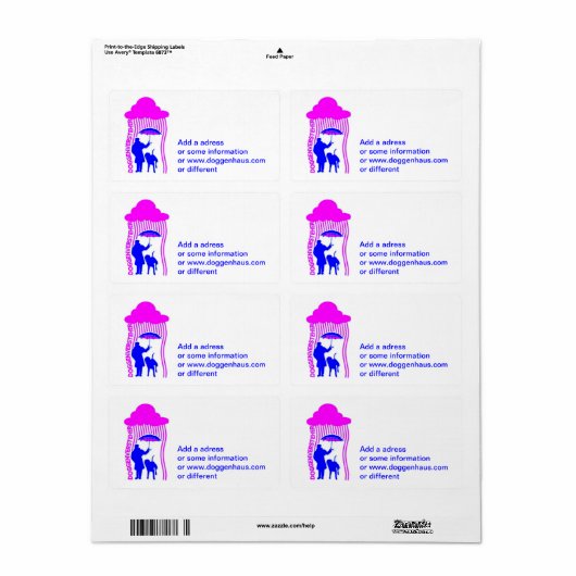 独創的な ラベル (フルシート)