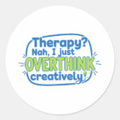 独創的に考え過ぎる ラウンドシール (正面)