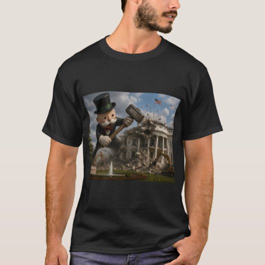 独占はアメリカを滅ぼす Tシャツ (正面)
