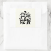 独占的なシールが消える 長方形シール (バッグ)