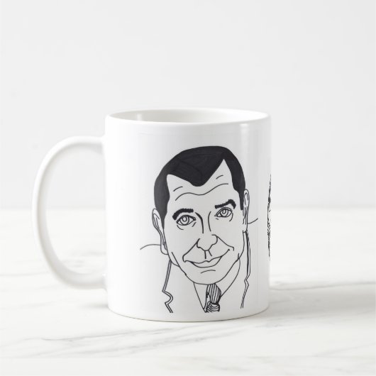 独占的な捜査網T.V. Show Mug コーヒーマグカップ (左)