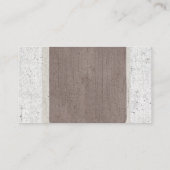 独占的な職業高級で旧式な一見 名刺 (裏面)