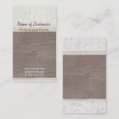 独占的な職業高級で旧式な一見 名刺 (正面/裏面)