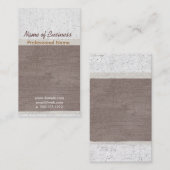 独占的な職業高級で旧式な一見 名刺 (正面/裏面)