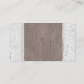 独占的な職業高級で旧式な一見 名刺 (裏面)