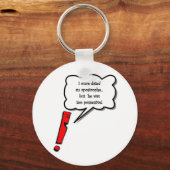 独占的アポストロフィ キーホルダー (正面)