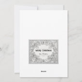 独占的クリスマスグリーティングカード シーズンカード (裏面)