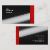 独占的スペシャカラフルル赤グレートレンディー 名刺 (正面/裏面)