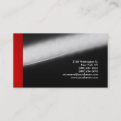 独占的スペシャカラフルル赤グレートレンディー 名刺 (裏面)