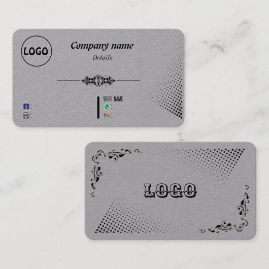 独占的デザイン名刺 名刺 (正面/裏面)