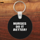 独占的ナース-ナースのパフォーマンス向上 キーホルダー (正面)