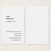 独占的白黒プロフモダンユニークァイルカード (正面&裏面)