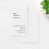 独占的白黒プロフモダンユニークァイルカード (デスク)