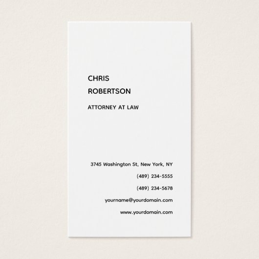 独占的白黒プロフモダンユニークァイルカード (正面)