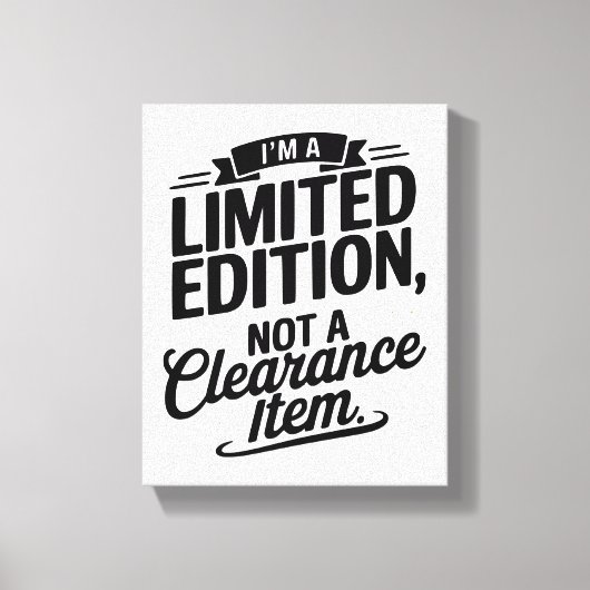 独占的&止められない！飾自信 キャンバスプリント (正面)