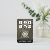独占的Rewards Security Techプロフェッショナル金ゴールド ロイヤリティカード (スタンド正面)