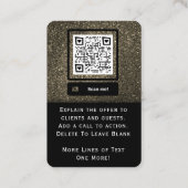 独占的Rewards Security Techプロフェッショナル金ゴールド ロイヤリティカード (裏面)