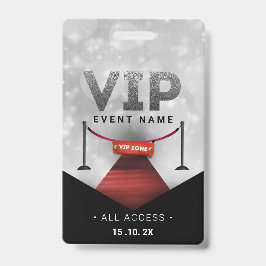 独占的VIPアクセスイベント バッジ