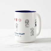 独占記事は"何あなたの取り引きですか。…カブスの"マグと! V. 2 ツートーンマグカップ (正面右)