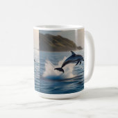 独唱イルカを海に飛ばしながら コーヒーマグカップ (正面右)
