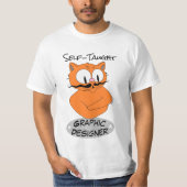 独学のグラフィックデザイナーSeñor Gato™ Tシャツ (正面)