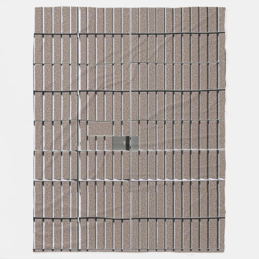 独房 フリースブランケット (正面)